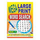 Mega Large Print Word Search Book 1