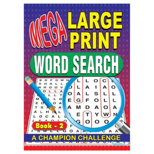 Mega Large Print Word Search Book 2