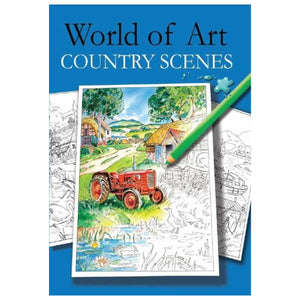 World Of Art COUNTRY SCENES Colouring Book